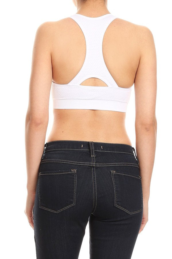 Not Just Your Basic White Sports Bra