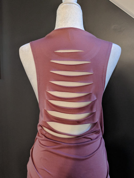 Add On - Hand Altered Sliced Back For Muscle Tanks
