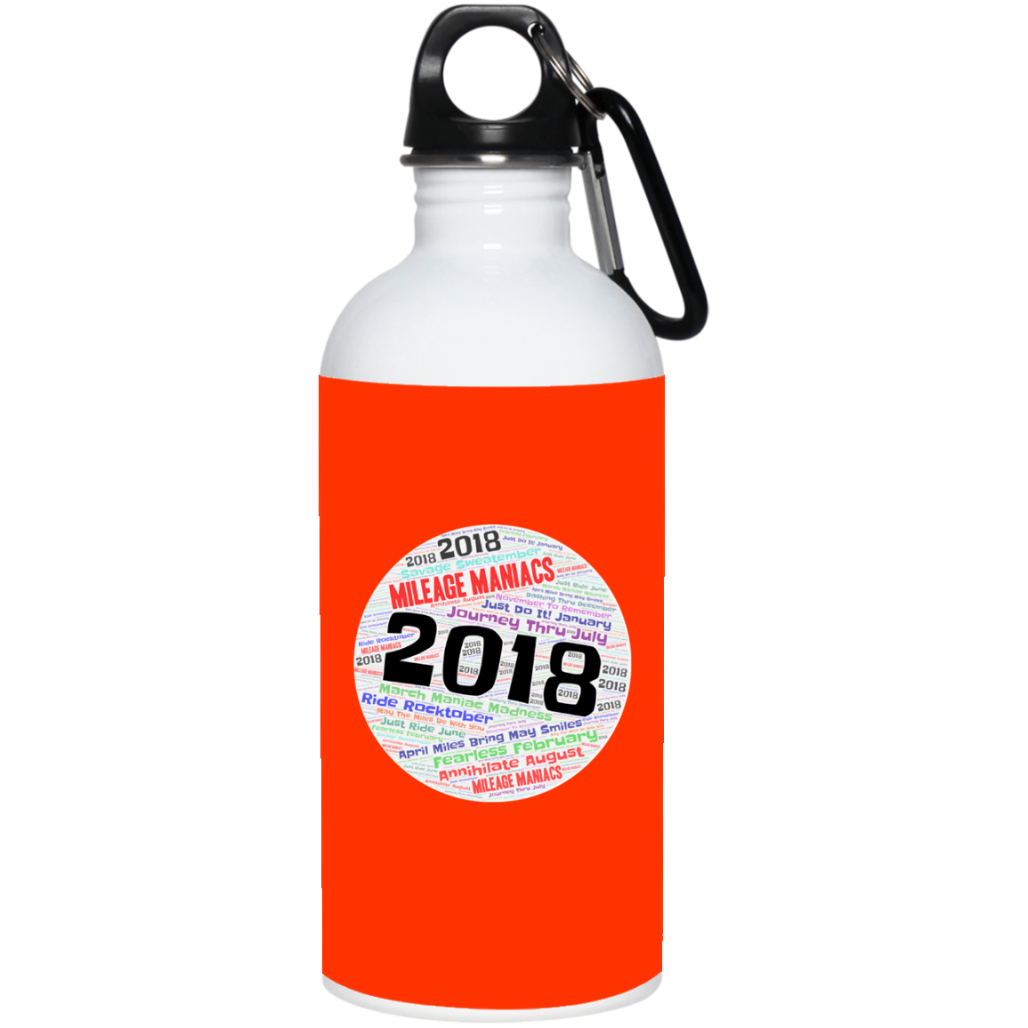 Mileage Maniacs Year 2018 20 oz. Stainless Steel Water Bottle