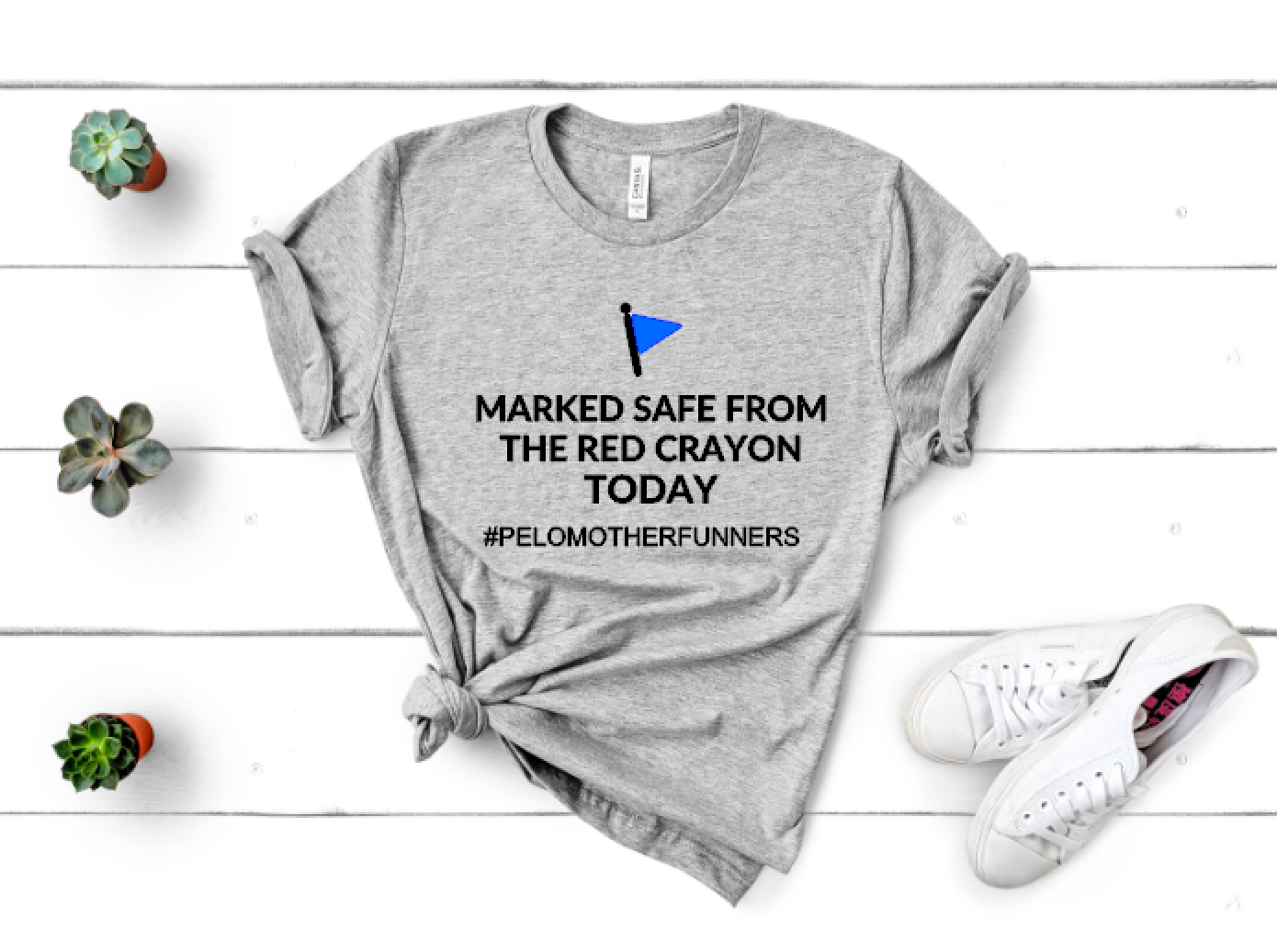Marked Safe From the Red Crayon - Unisex Tee