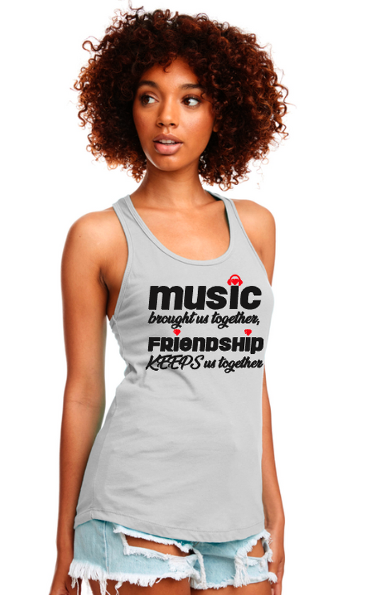 FINS Music Friendship - Racerback Tank