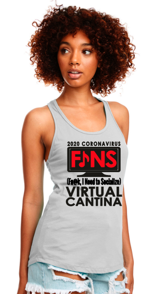 FINS Virtual Cantina- Racerback Tank