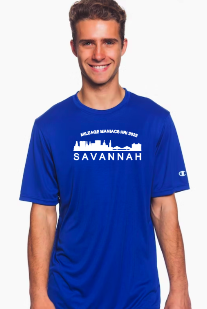 Mileage Maniacs Savannah HRI (skyline)-Champion Dri-Fit