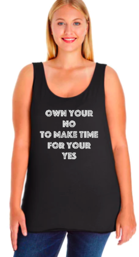 Own Your No -Curvy Premium Jersey Tank