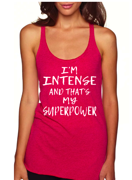 That's My Superpower - Triblend Racerback Tank