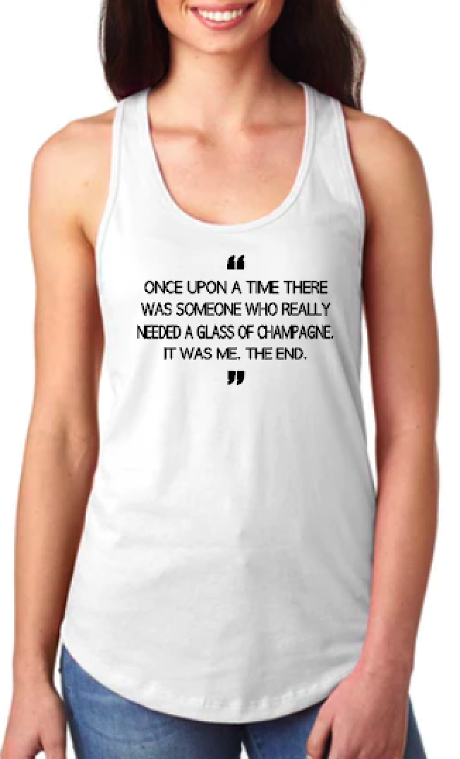 Once Upon a Time- Champagne - Racerback Tank