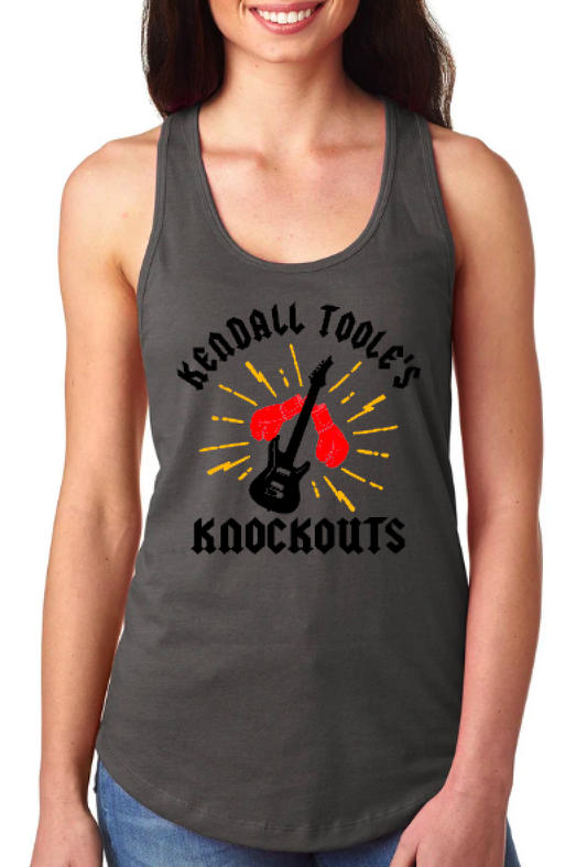 Kendall Toole's Knockouts (Gray)-Racerback Tank