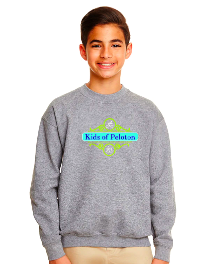 Kids Of Peloton- Scroll - Crew Sweatshirt