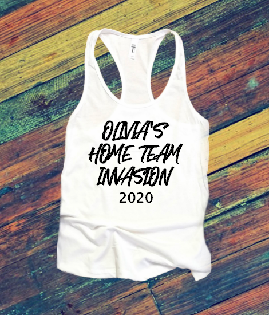 Olivia's Home Team Invasion 2020 - Racerback Tank