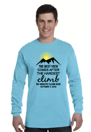 The Best View Comes After the Hardest Climb - Long Sleeve Comfort Colors