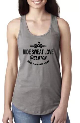 Ride Sweat Love - Racerback Tank