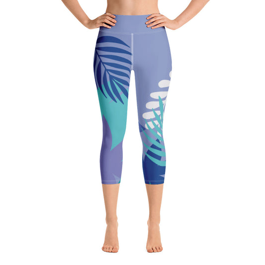 Summer Breeze -Yoga Capri Leggings