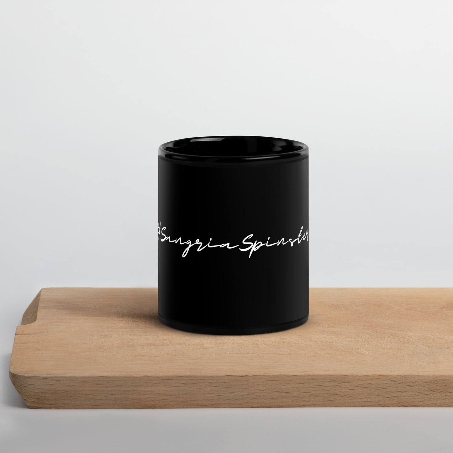 SangriaSpinster - Black Glossy Mug