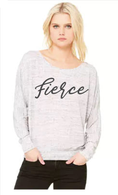 Fierce- Flowy Off Shoulder T-shirt by Bella