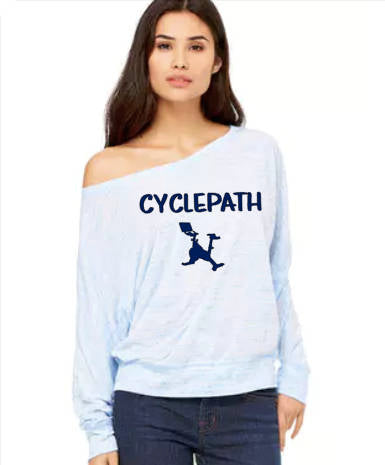 Cyclepath- Flowy Off Shoulder T-shirt by Bella