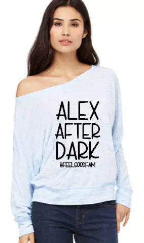 Alex After Dark- Flowy Off Shoulder T-shirt by Bella