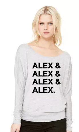 Alex - Flowy Off Shoulder T-shirt by Bella