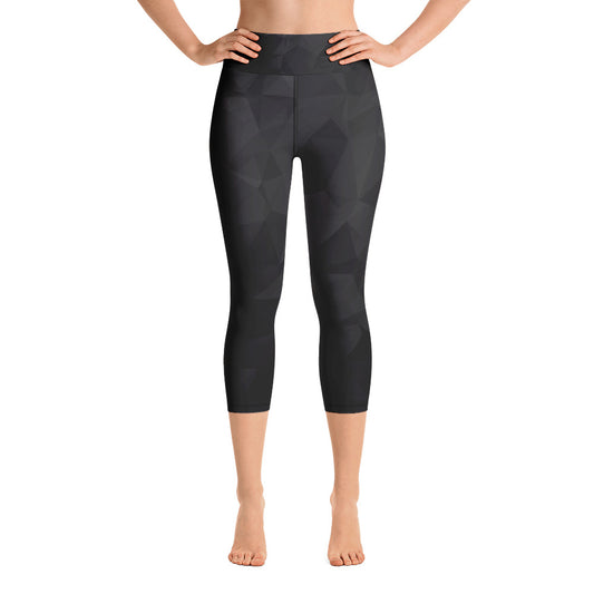 Back In Black! Yoga Capri Leggings