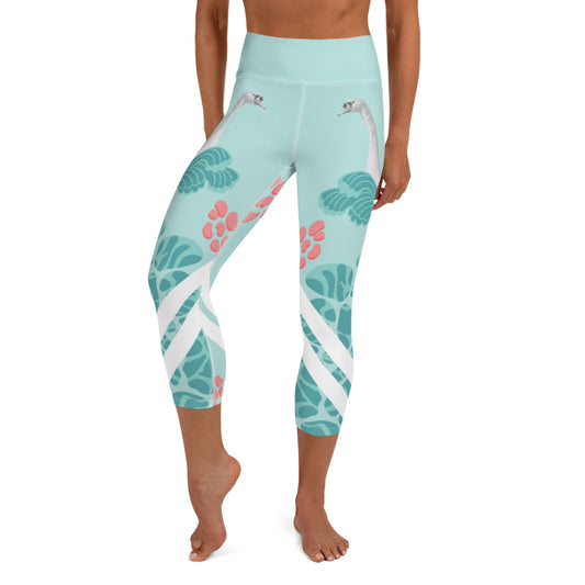 Swanful Yoga Capri Leggings