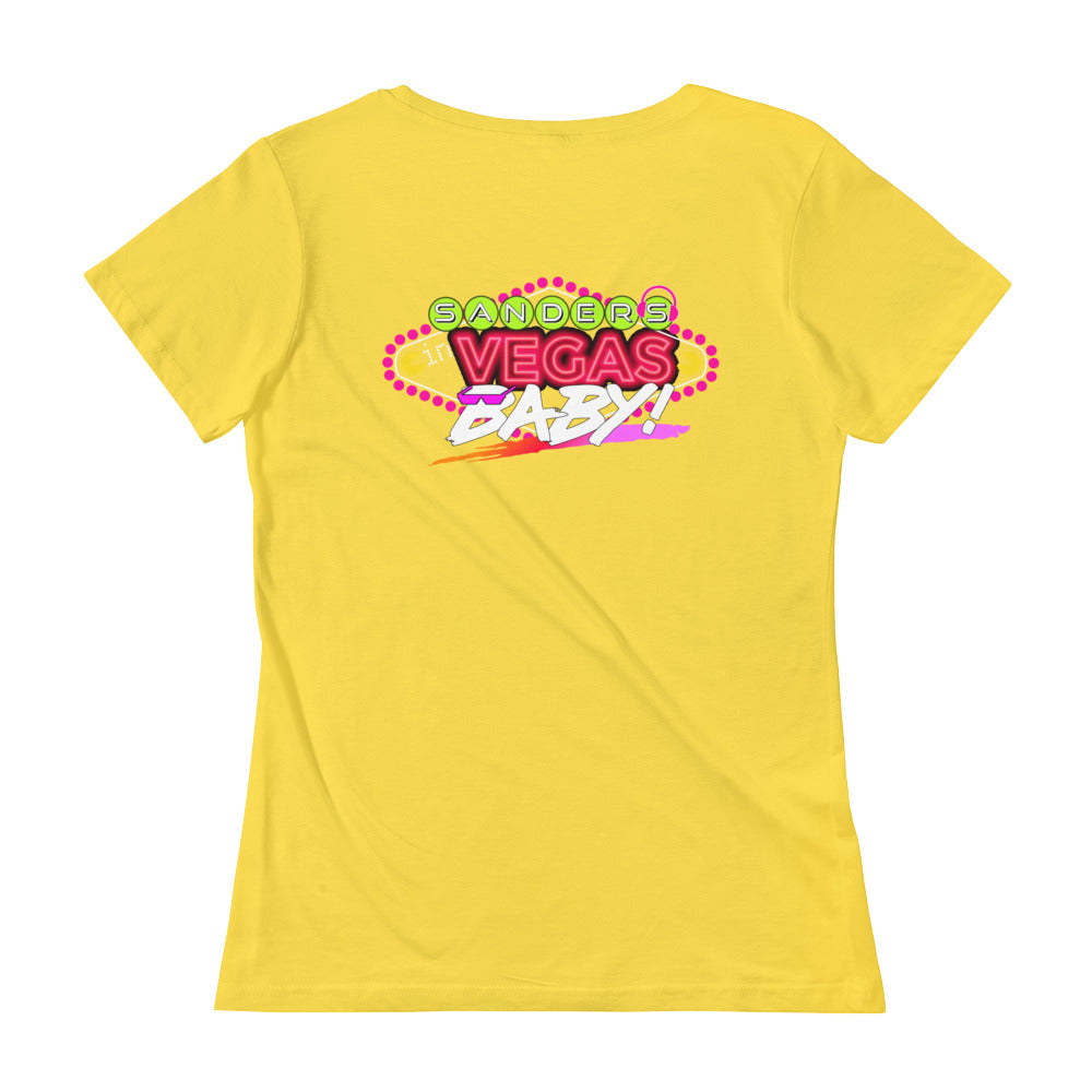 Sanders in Vegas Ladies' Scoopneck T-Shirt