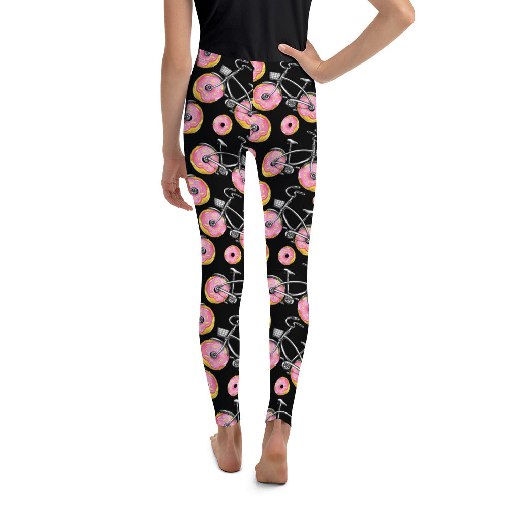 Spinning for Donuts-Youth Leggings