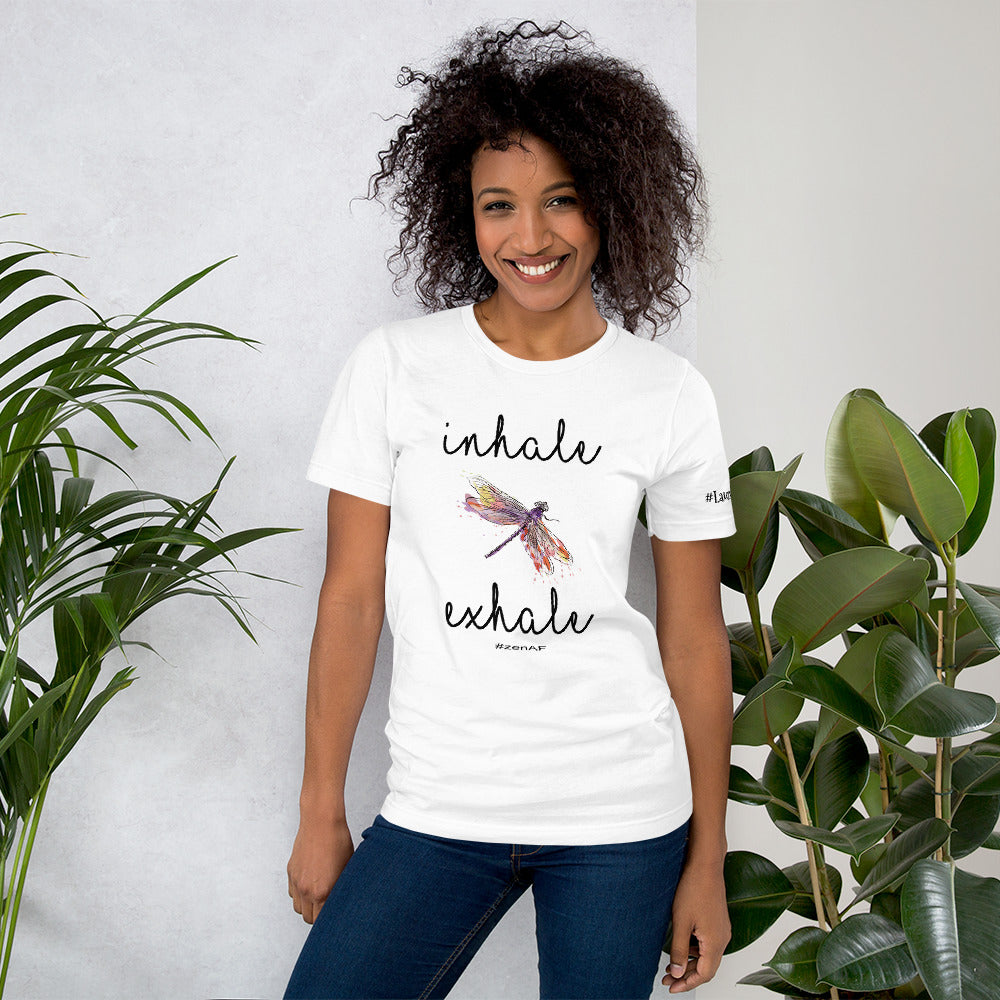 LauraBell Inhale Exhale - Short-Sleeve Unisex T-Shirt