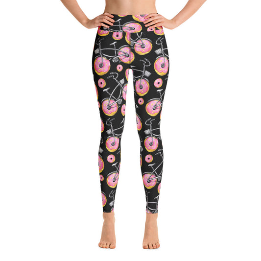 Spinning For Donuts - Yoga Leggings