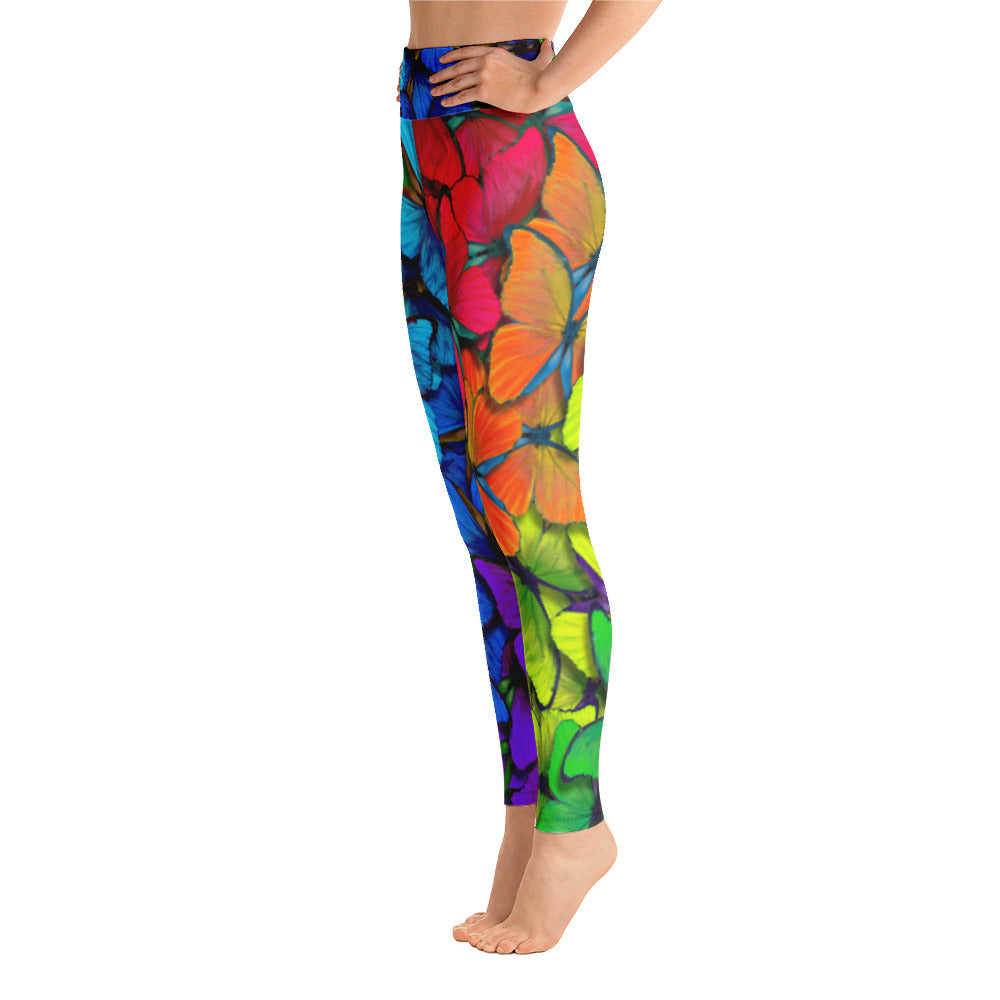 Happy Butterfly Yoga Leggings