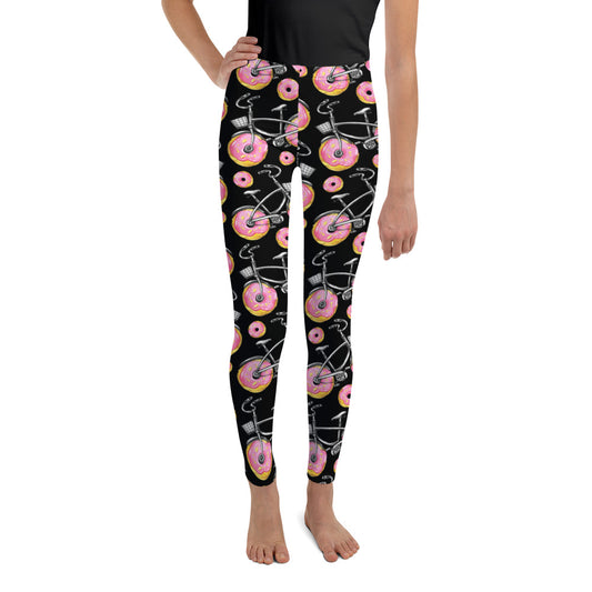 Spinning for Donuts-Youth Leggings