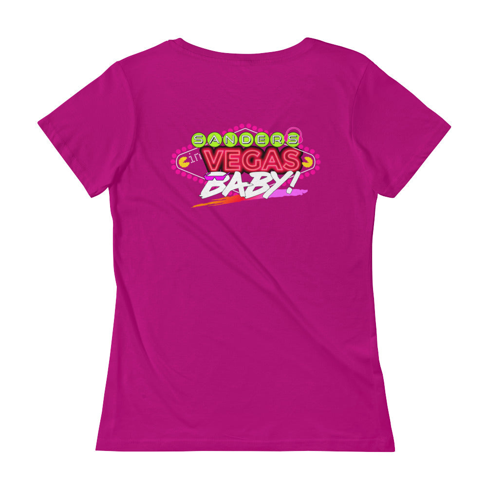 Sanders in Vegas Ladies' Scoopneck T-Shirt