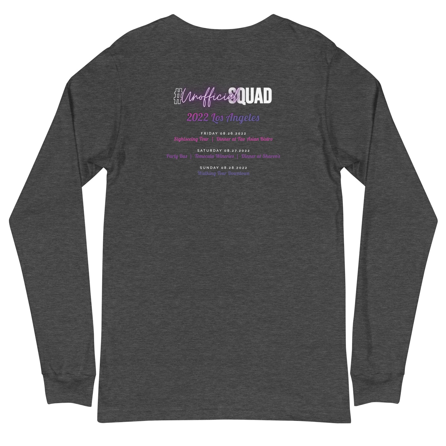 Unofficial Squad Summer Camp 2022 - Unisex Long Sleeve Tee