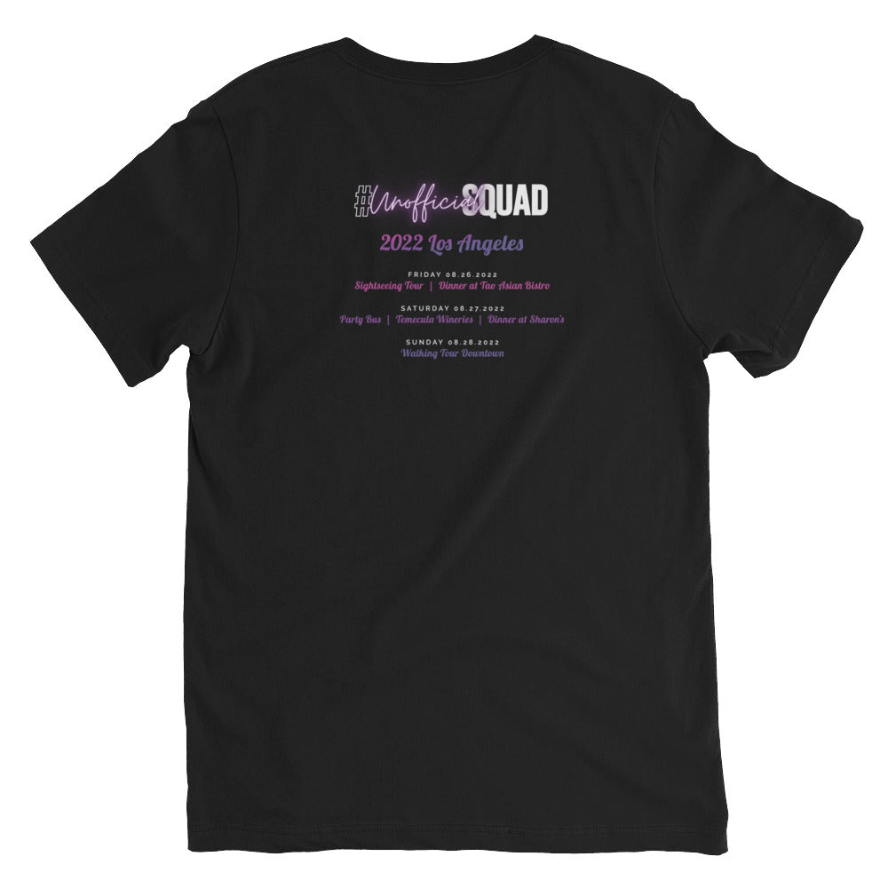 Unofficial Squad Summer Camp 2022 - Unisex Short Sleeve V-Neck T-Shirt